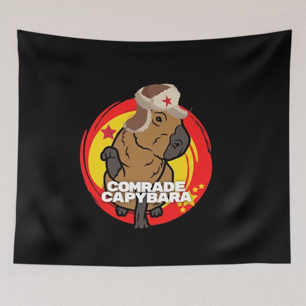 Item preview, Comrade Capybara designed and sold by AmberFTVault.