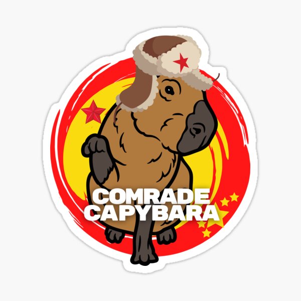 Item preview, Comrade Capybara designed and sold by AmberFTVault.