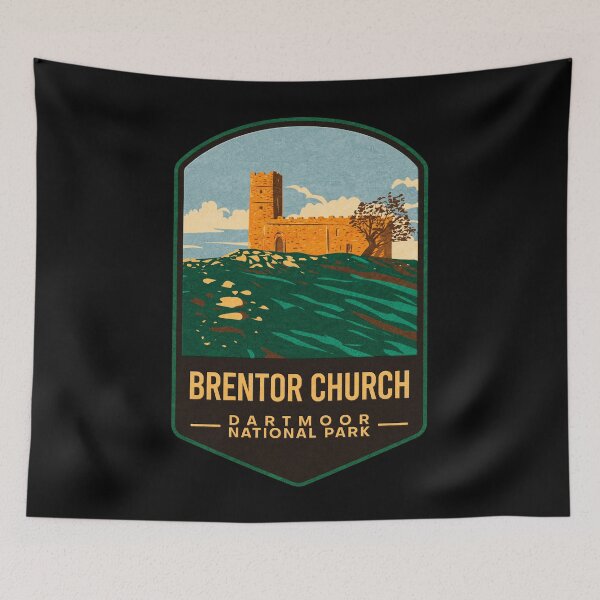 Item preview, Brentor Church Dartmoor National Park designed and sold by JordanHolmes.