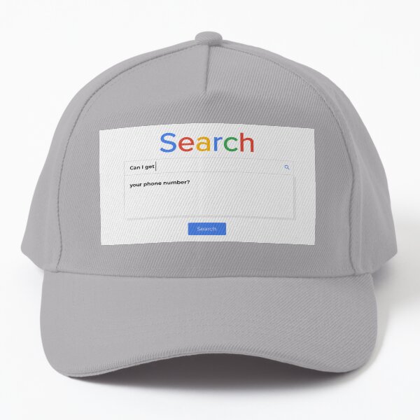 How to get your crush's phone number Baseball Cap