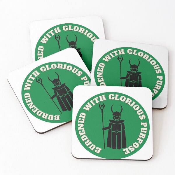 Item preview, Burdened with glorious purpose designed and sold by shyflamingo.