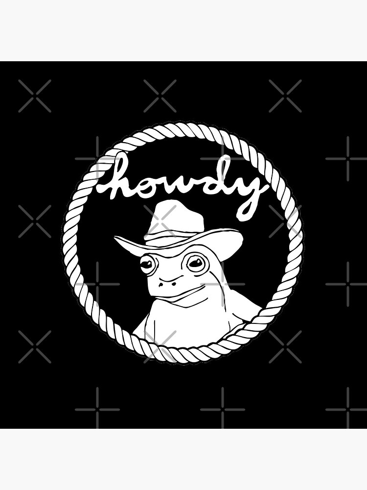 howdy cowboy frog by craftordiy