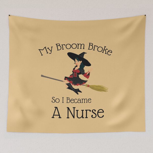 Item preview, My Broom Broke So I Became A Nurse designed and sold by amrmab.