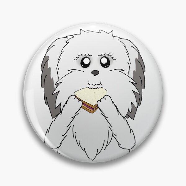 Item preview, Ralph, a Shih Tzu, Eating a PB&J Sandwich designed and sold by Monniebiloney.