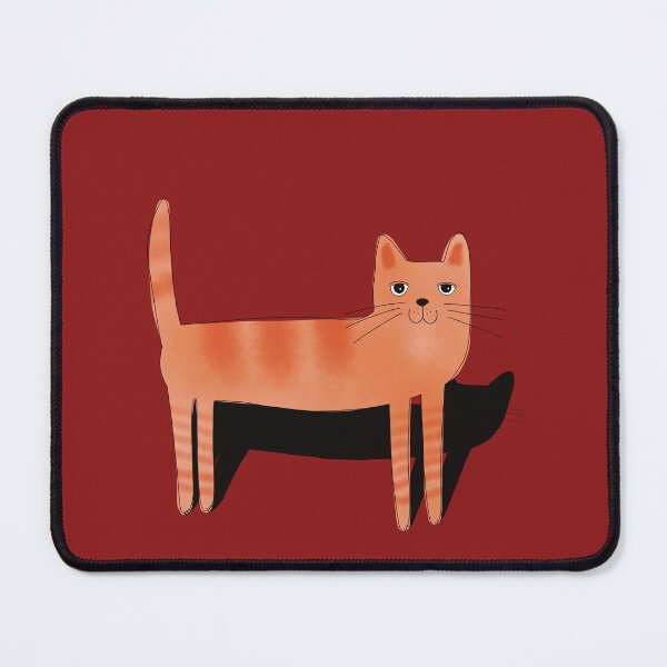Item preview, Whimsical ginger cat with shadow designed and sold by marina63.