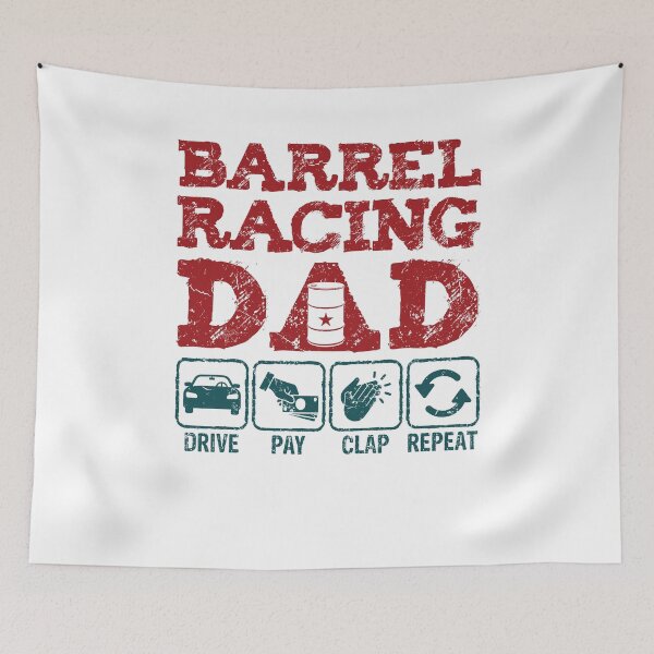 Item preview, Funny Barrel Racing Dad Drive Clap Pay Repeat designed and sold by jaygo.