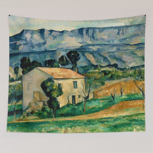 Aperçu de l'œuvre Maison devant la Sainte-Victoire près de Gardanne créée et vendue par allhistory.