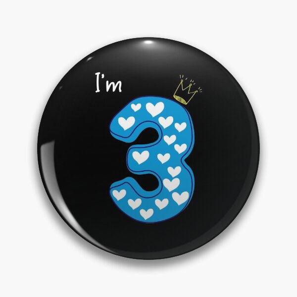 Item preview, Kids Three Year Old Birthday Boy Kid 3yr 3rd 3 year old birthday designed and sold by Gold Chicken.