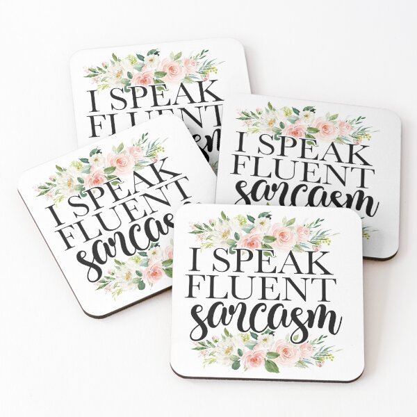 Item preview, I speak fluent sarcasm designed and sold by brandysdesign.