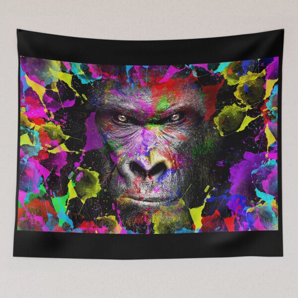 Item preview, Gorilla art full color , animal wildlife designed and sold by MarketVisionAV.