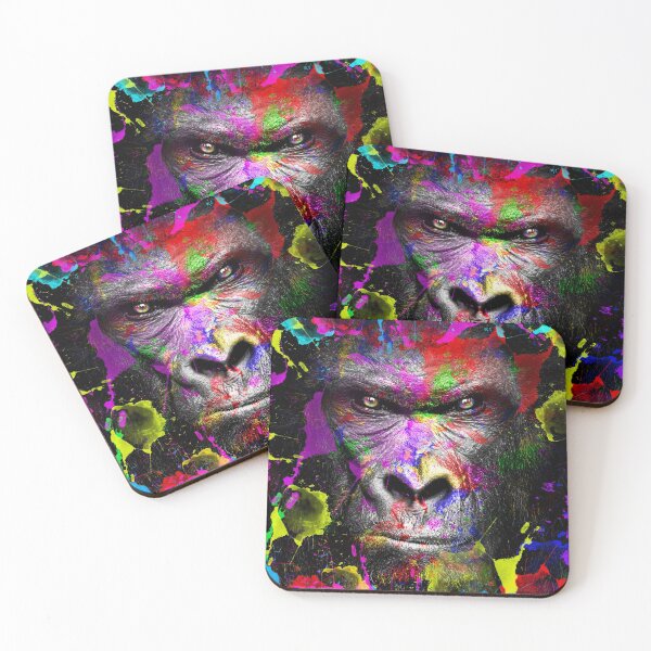Item preview, Gorilla art full color , animal wildlife designed and sold by MarketVisionAV.