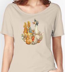 Kindergeschichte Buch Tiere Baggyfit T-Shirt