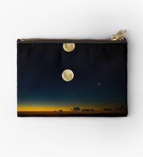 Triple Exposure-Moon-Sunset Studio Pouch