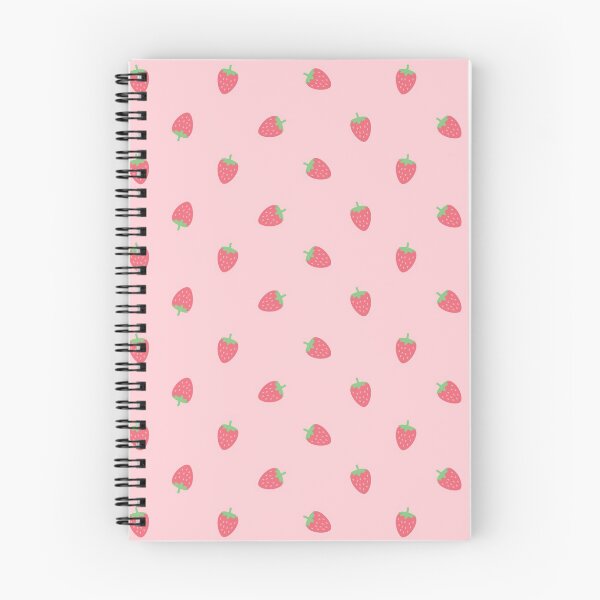 Item preview, Strawberries Kawaii Cute Pastel Pink Cottagecore Aesthetic Small designed and sold by candymoondesign.