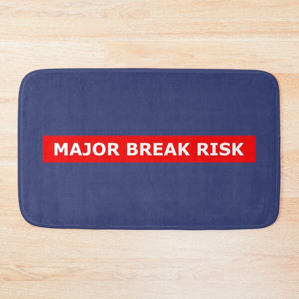 Item preview, Rimworld Alert Warning MAJOR BREAK RISK designed and sold by StickyBrickit.