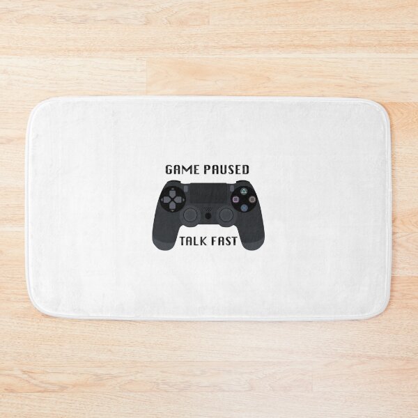 Item preview, GAME PAUSED TALK FAST w/controller designed and sold by ashleyhudson.