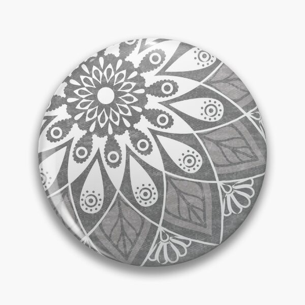 Item preview, Grey melange mandala designed and sold by TheArtDesk.