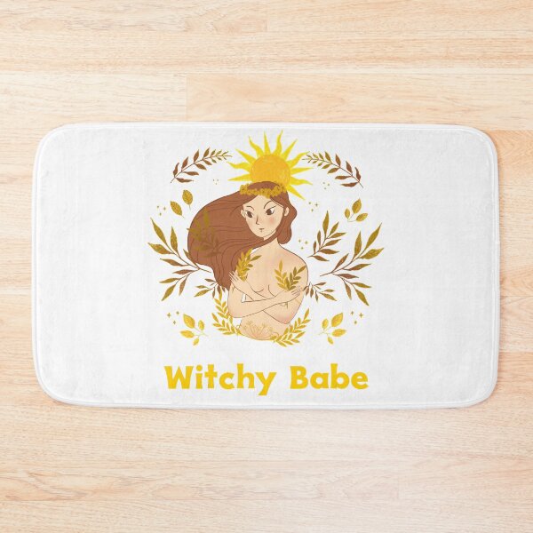 Item preview, Witchy Babe in yellow designed and sold by AryabyDesign.