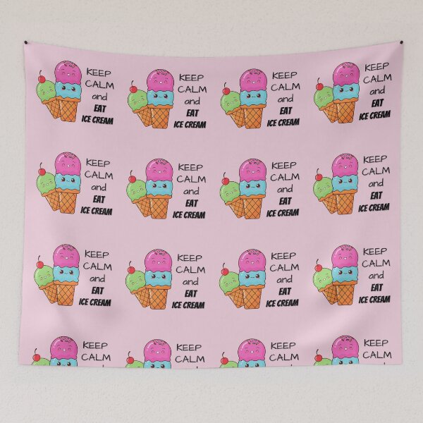 Item preview, Keep Calm And Eat Ice Cream  designed and sold by Pris25.