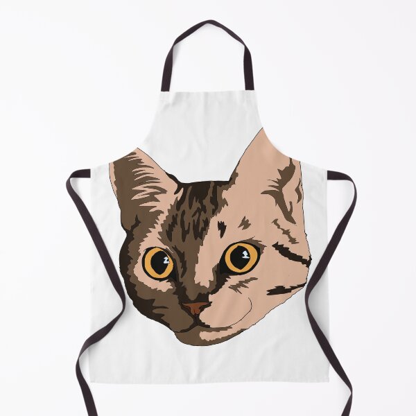 Item preview, Brown tabby cat with orange eyes designed and sold by LeahcarsArt.