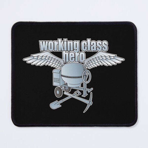 Item preview, Working Class Hero Concrete Mixer Blue designed and sold by sifis.