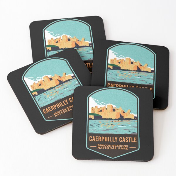 Item preview, Caerphilly Castle Brecon Beacons National Park designed and sold by JordanHolmes.