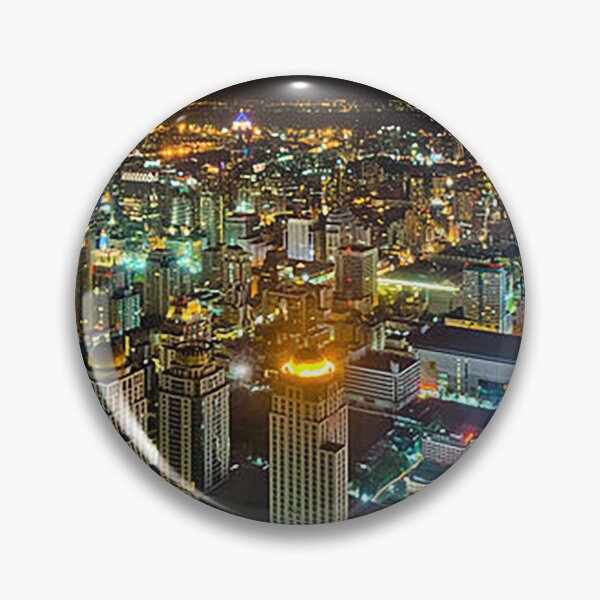 Item preview, Bangkok Thailand Nightscape, Bangkok cityscape, Skyline, skyscrapers, bright lights, southeast Asia, Thai, Tom Keys designed and sold by Nostrathomas66.