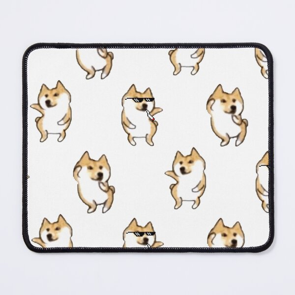 Aperçu de l'œuvre Lot de 3 autocollants dansants Shiba Inu - Meme Doge créée et vendue par Teepety Shop.