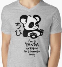 I'm a cute little panda Men's V-Neck T-Shirt