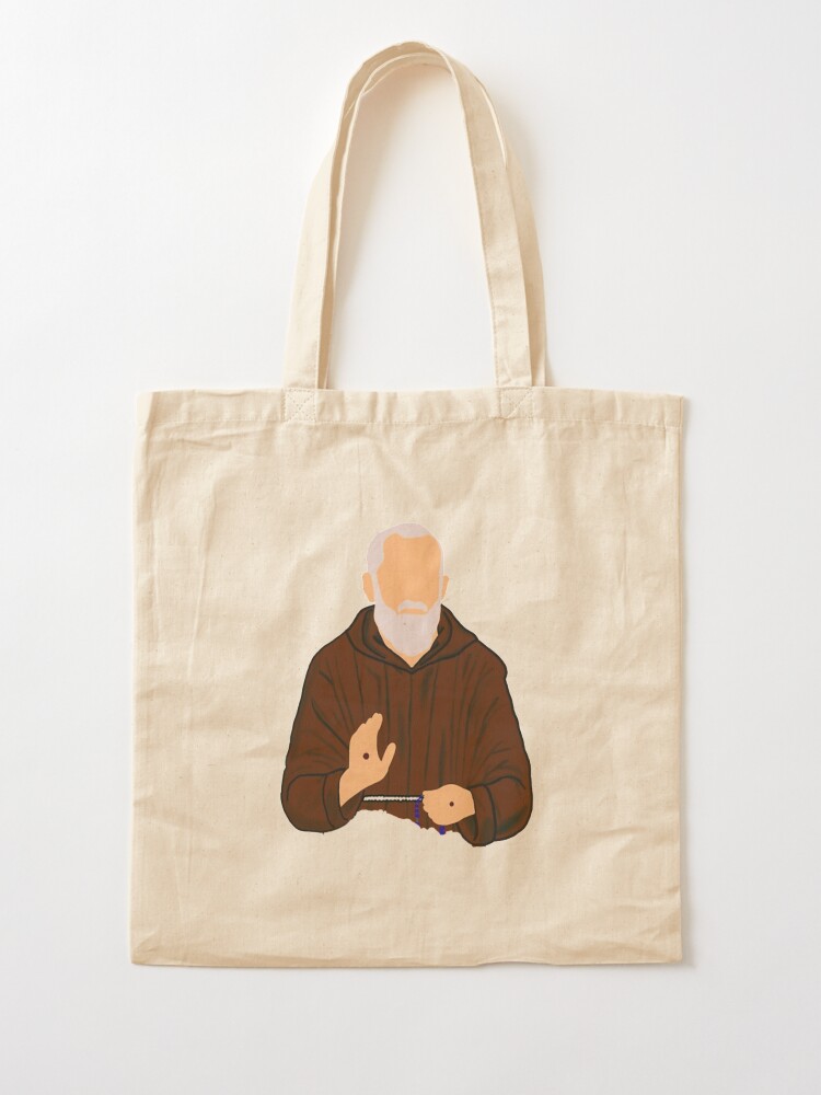 【PORTERNA】Pio tote bag Padre Pio Tote Bag - Etsy