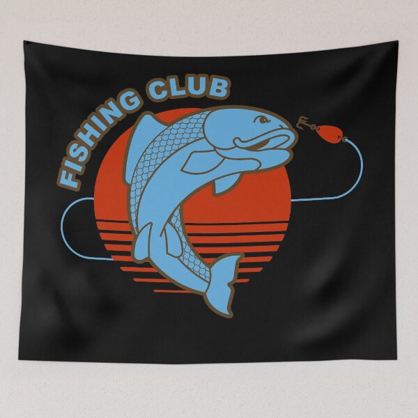 Item preview, Fishing Vintage Team Club -Fisherman Club Dream- Fishing Gift Idea designed and sold by Red-ElYoubi.