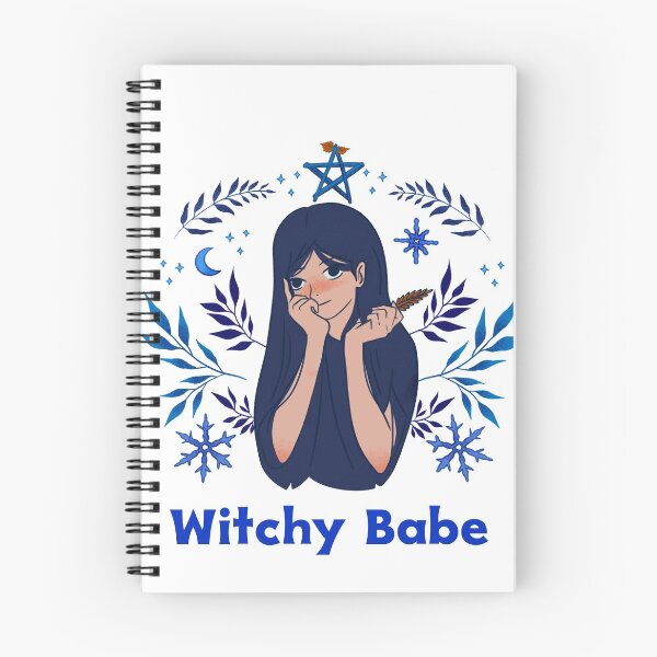 Artikelvorschau, Witchy Babe in Blau entworfen und verkauft von AryabyDesign.