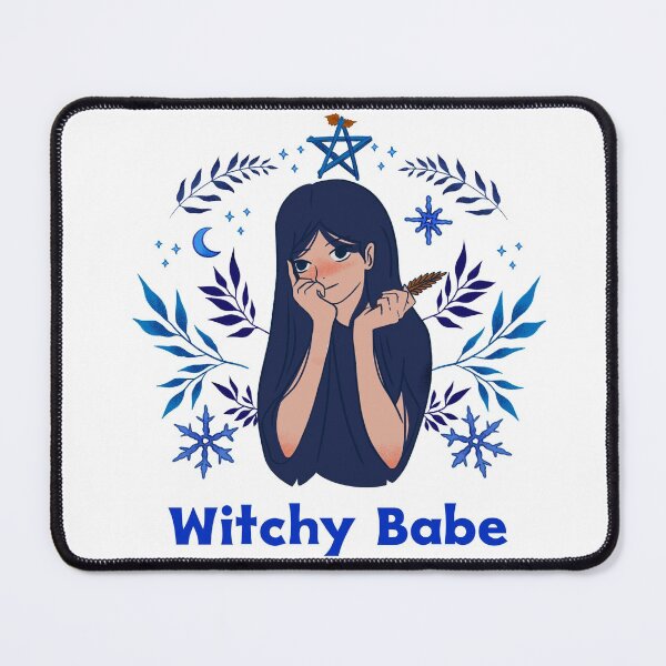 Item preview, Witchy Babe in Blue designed and sold by AryabyDesign.