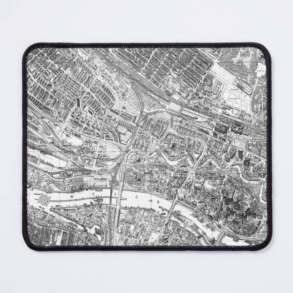 Item preview, Vintage Map of Bremen, Germany designed and sold by Gin Neko.