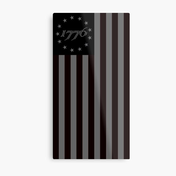 1776 black Metal Print