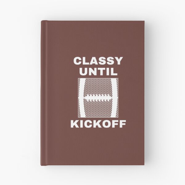 Item preview, Classy Until Kickoff American Football Game Day Football Mom Gift designed and sold by catchyology.