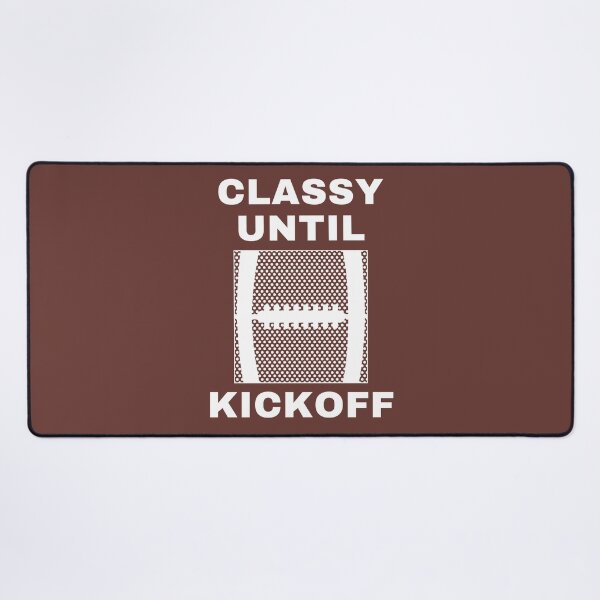 Item preview, Classy Until Kickoff American Football Game Day Football Mom Gift designed and sold by catchyology.