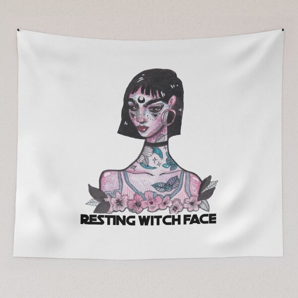 Item preview, Resting Witch Face  designed and sold by AryabyDesign.