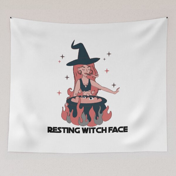 Item preview, Resting Witch Face  designed and sold by AryabyDesign.