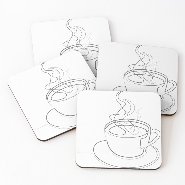 Item preview, Coffee - Simple Line Drawing designed and sold by bunbun369.