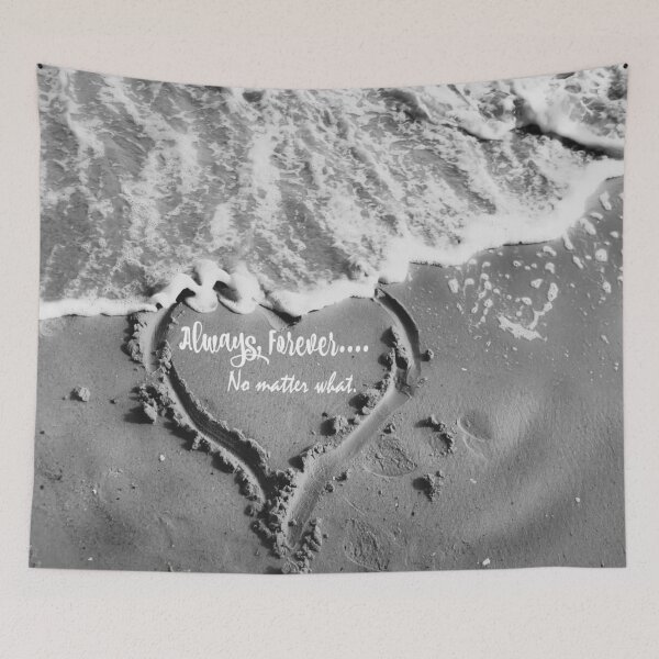 Item preview, Always Forever Black and White Ocean  designed and sold by motivateme.