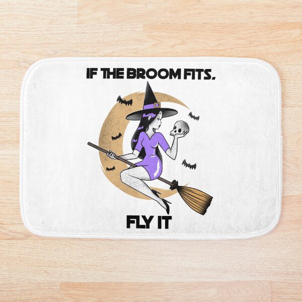 Item preview, If the Broom Fits, Fly it designed and sold by AryabyDesign.