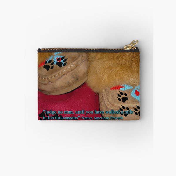 Item preview, A Mile in His Moccassins-N A Proverb designed and sold by Rebecca Bryson.