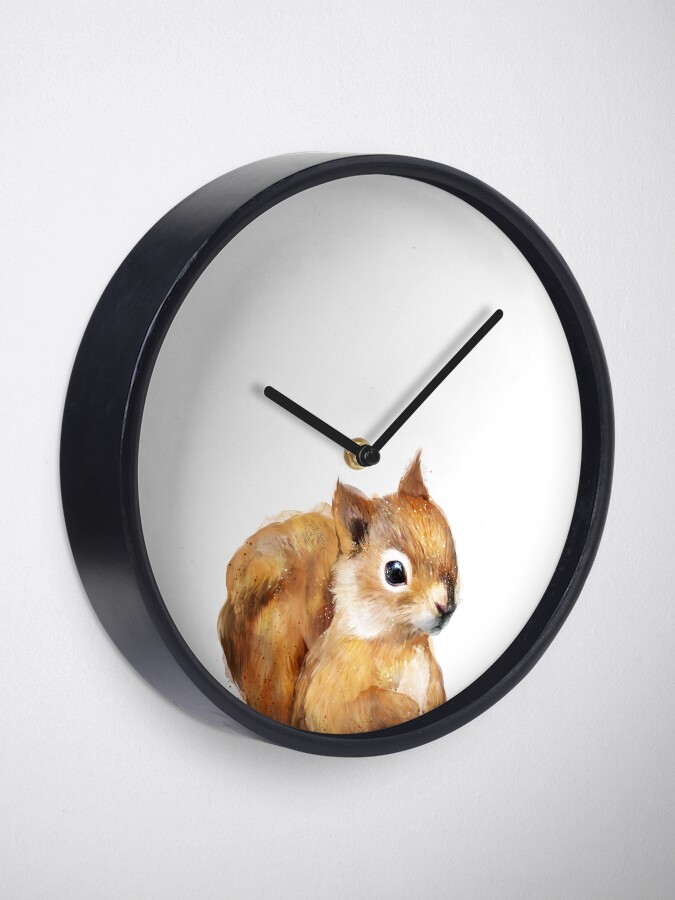 Alternate view of Little Squirrel Clock