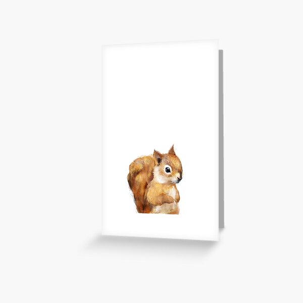 Little Squirrel Greeting Card