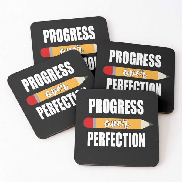 Item preview,  Motivational Progress Over Perfection For Back To School  designed and sold by manzee.