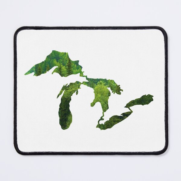 Item preview, Pine Evergreen Forest - Michigan Outline designed and sold by TaoJones42.