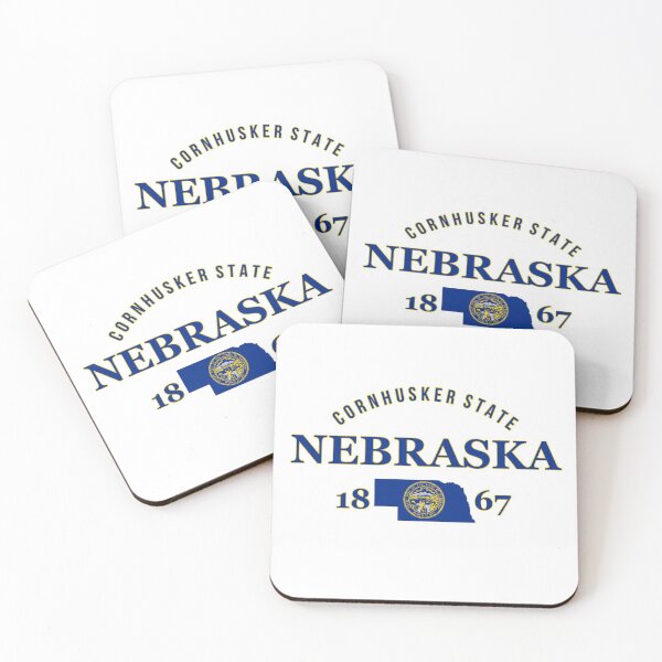 Item preview, Nebraska Pride Flag Native Cornhusker State  designed and sold by The Junto Shop.