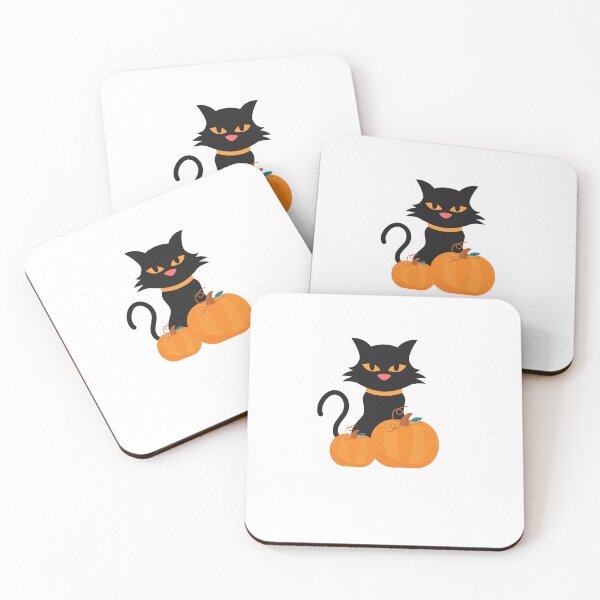 Item preview, Cat With Pumpkins designed and sold by kittycrafts.