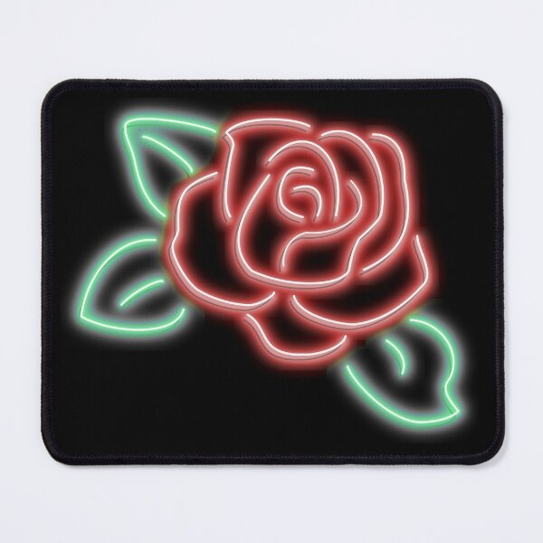 Neon Rose Painting